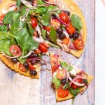 Socca with Greek Salad